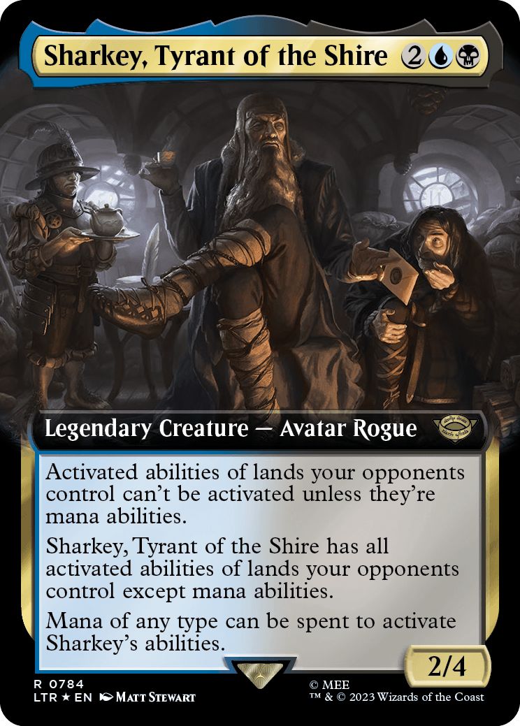 (英)【Surge-Foil】ホビット庄の圧制者、シャーキー / Sharkey, Tyrant of the Shire ★拡張枠★ 【LTR】 No.784
