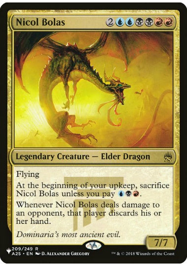(英)ニコル・ボーラス / Nicol Bolas【LST】 No.222
