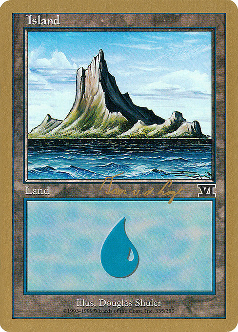 (英)島 / Island【WC00】 World Championship Decks 2000 Tom van de Logt 金枠 No.104