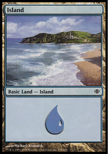 (英)【Foil】島 / Island【ALA】 No.234