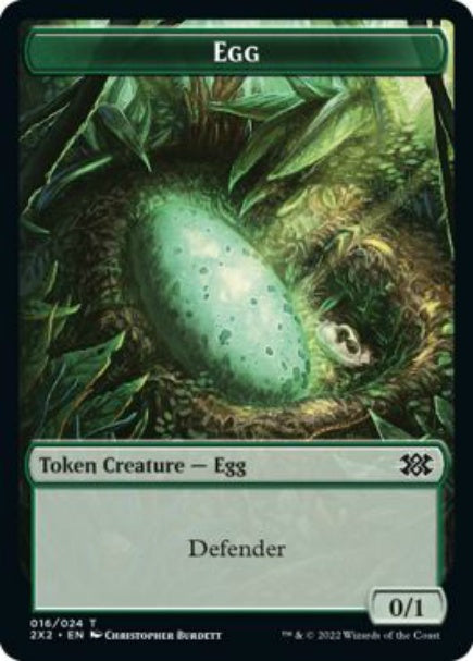 (英)卵トークン / Egg Token【2X2-TOKEN】 No.016