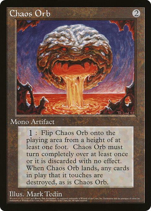 (英)Chaos Orb【PRM】 マガジンプロモ 【Oversized Card】 BIG-PRM-001 ※トーナメントで使用することはできません。