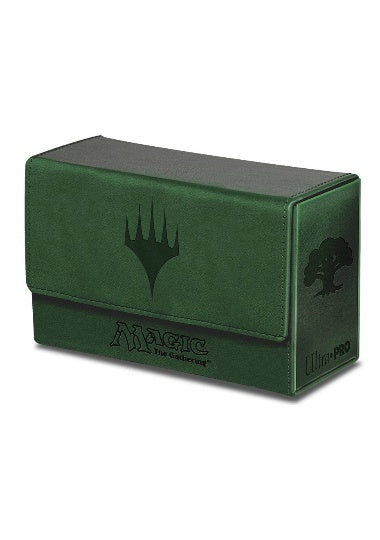 【サプライ】 MANA DUAL FLIP BOX (緑) デッキケース ※発送方法は「ゆうパック」を選択してください。