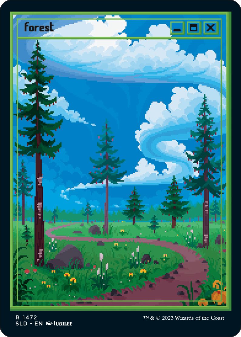 (英)【Foil】森 / Forest【SLD】PixelLands_v02.jpg No.1472