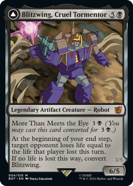 (英)卑劣な拷問者、ブリッツウィング / Blitzwing, Cruel Tormentor - 万能襲撃者、ブリッツウィング / Blitzwing, Adaptive Assailant【BOT】 No.004