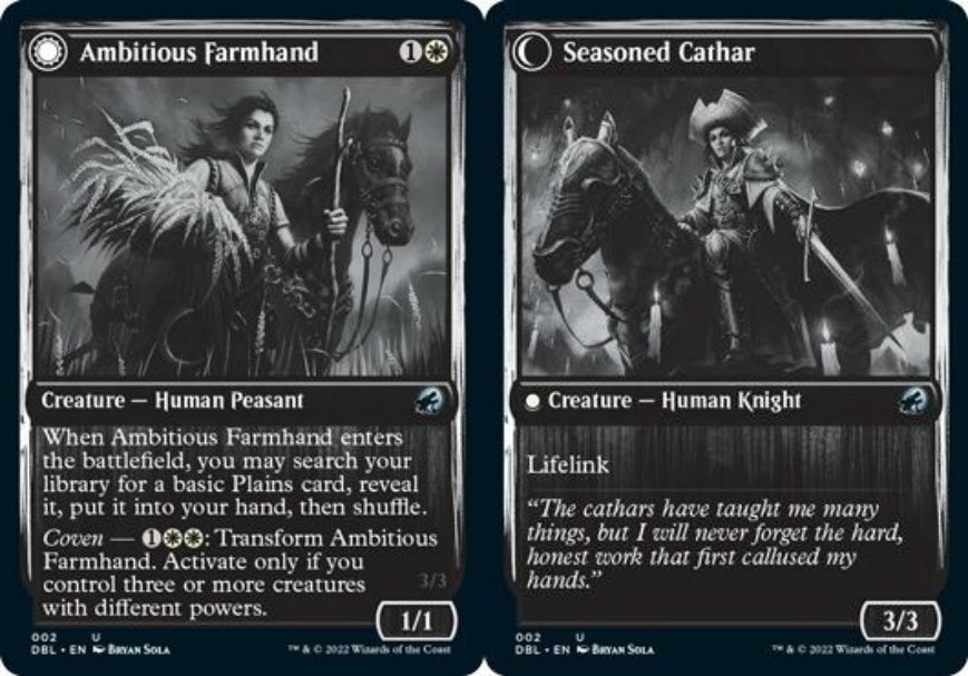 (英)野心的な農場労働者 / Ambitious Farmhand - 歴戦の聖戦士 / Seasoned Cathar【DBL】 No.002