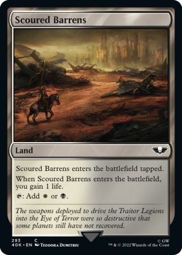(英)磨かれたやせ地 / Scoured Barrens【40K】 No.293