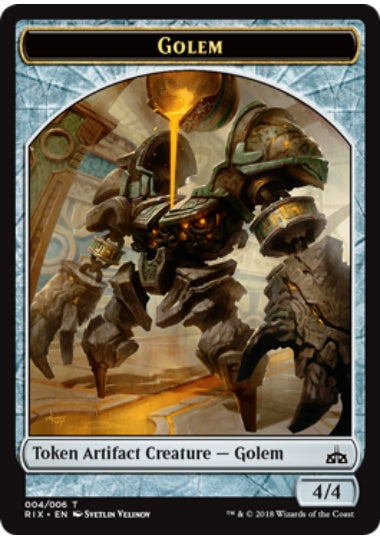 (英)ゴーレムトークン / Golem Token【RIX-TOKEN】 No.004