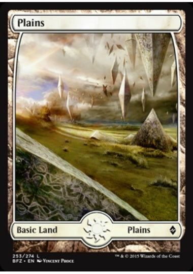 (英)平地 / Plains【BFZ】 フルアート版 No.253