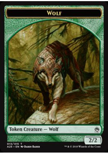 (英)狼トークン / Wolf Token【A25-TOKEN】 No.013