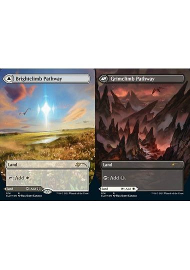 (英)【Foil】陽光昇りの小道 / Brightclimb Pathway - 恐怖昇りの小道 / Grimclimb Pathway【SLU】Hidden Pathways No.014
