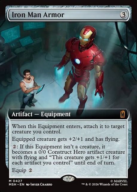 (英)【Foil】アイアンマン・アーマー / Iron Man Armor ★拡張枠★ 【MSH】 No.427
