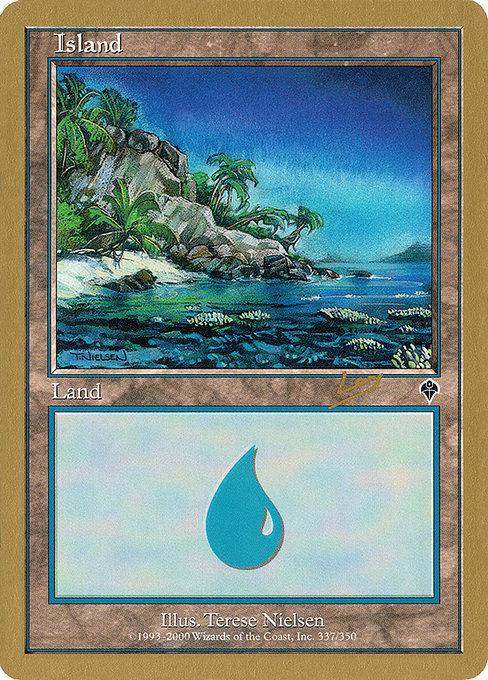 (英)島 / Island【WC02】 World Championship Decks 2002 Raphael Levy 金枠 No.106