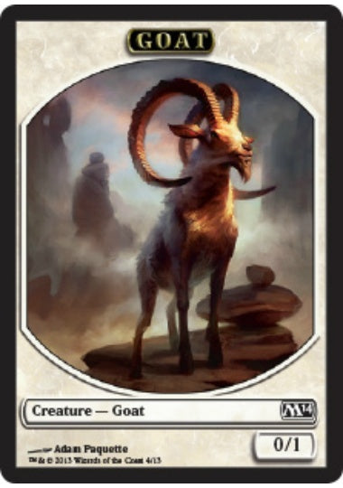 (英)ヤギトークン / Goat Token【M14-TOKEN】 No.004