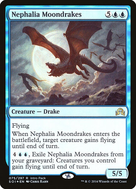 (英)【Foil】ネファリアの月ドレイク / Nephalia Moondrakes【PRM】エントリーセットプロモ No.017