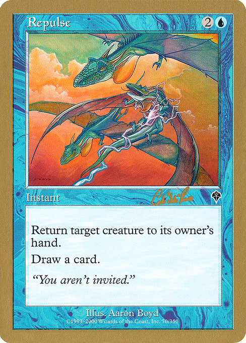 (英)排撃 / Repulse【WC02】 World Championship Decks 2002 Carlos Romao 金枠 No.028