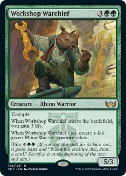 (英)【Foil】作業場の戦長 / Workshop Warchief【SNC】 No.165