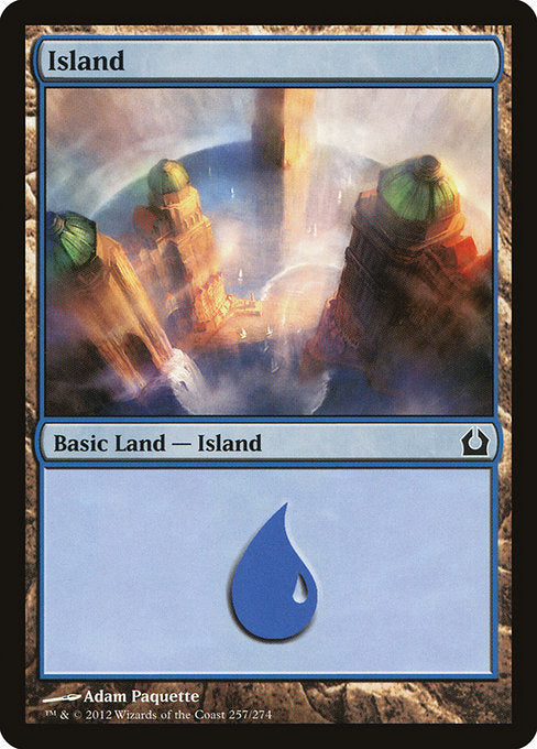 (英)【Foil】島 / Island【RTR】 No.257