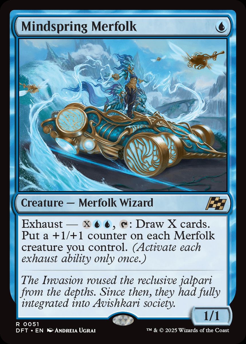 (英)思考の泉のマーフォーク / Mindspring Merfolk【DFT】 No.051