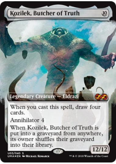 (英)【Foil】真実の解体者、コジレック / Kozilek, Butcher of Truth【UMAUBT】 No.U03