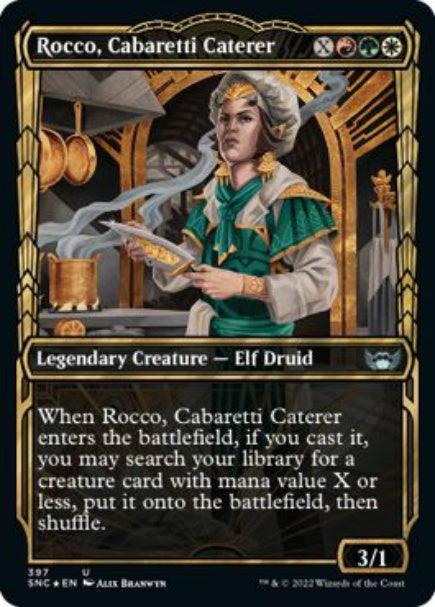 (英)【Foil】舞台座一家の料理人、ロッコ / Rocco, Cabaretti Caterer ★ショーケース枠★(Gilded Foil) 【SNC】 No.397