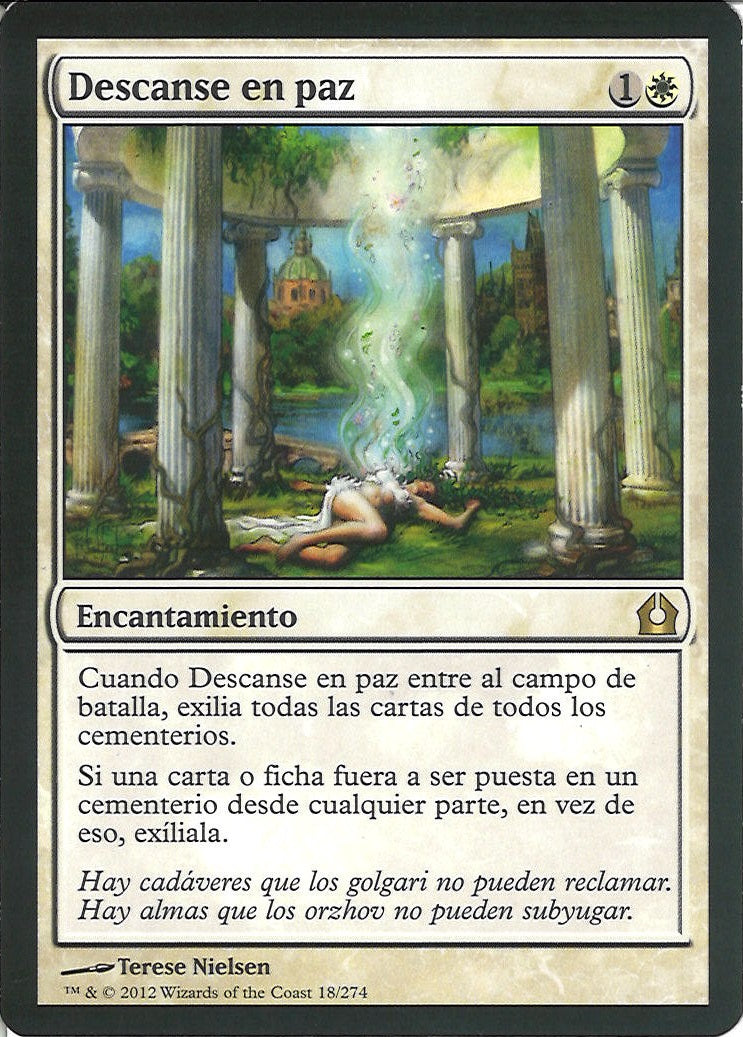 (スペイン語)Descanse en paz / Rest in Peace【RTR】 No.018