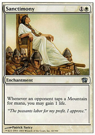 (英)【Foil】偽の信心 / Sanctimony【8ED】 No.042