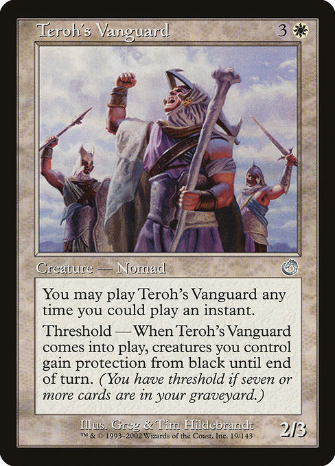 (英)【Foil】ティーロの先兵 / Teroh's Vanguard【TOR】 No.019