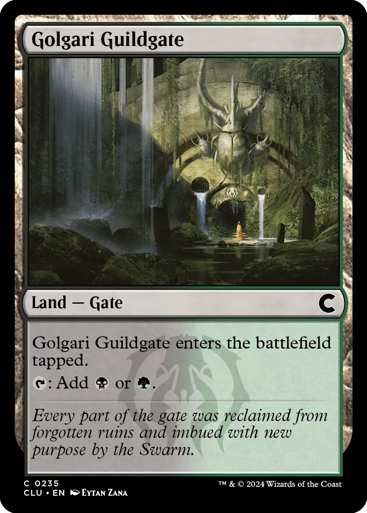 (英)ゴルガリのギルド門 / Golgari Guildgate【CLU】 No.235
