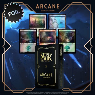 (英)Secret Lair x Arcane: Lands Foil Edition 【BOX】 ※発送方法は「ゆうパック」を選択してください。