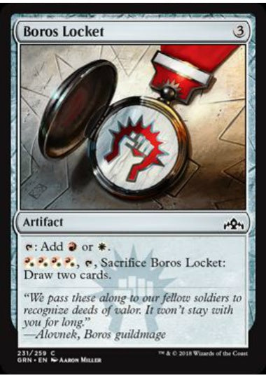 (英)【Foil】ボロスのロケット / Boros Locket【GRN】 No.231