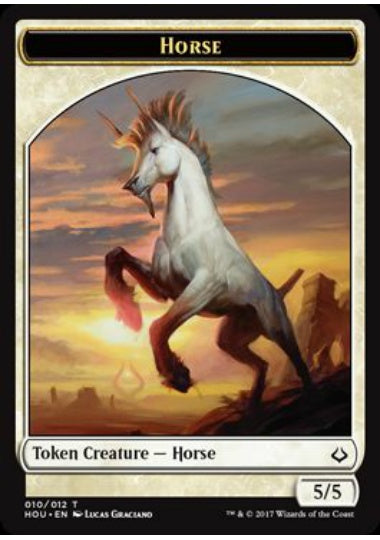 (英)馬トークン / Horse Token【HOU-TOKEN】 No.010