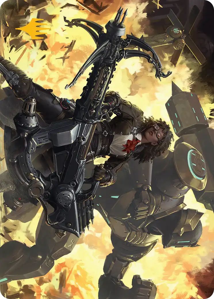 (英)「機工士」の装備 / Machinist's Arsenal【FIN】 アート・カード 【箔押し】 No.002 ※トーナメントで使用することはできません。