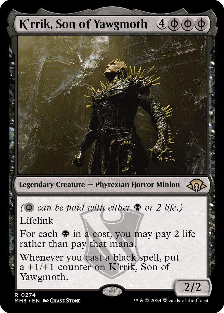 (英)【Foil】ヨーグモスの息子、ケリク / K'rrik, Son of Yawgmoth【MH3】 No.274
