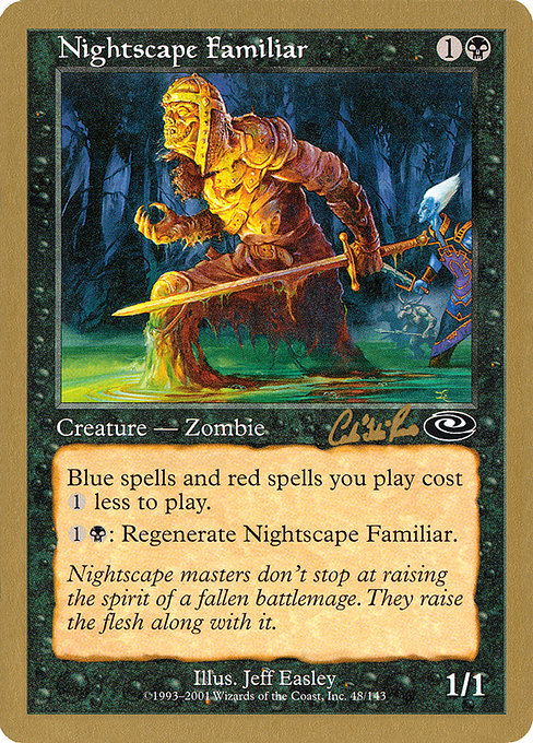 (英)夜景学院の使い魔 / Nightscape Familiar【WC02】 World Championship Decks 2002 Carlos Romao 金枠 No.039