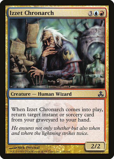 (英)【Foil】イゼットの時術師 / Izzet Chronarch【GPT】 No.119