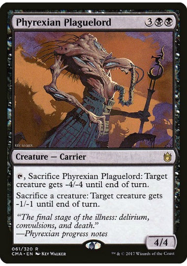 (英)ファイレクシアの疫病王 / Phyrexian Plaguelord【CMDANTHO】 No.061