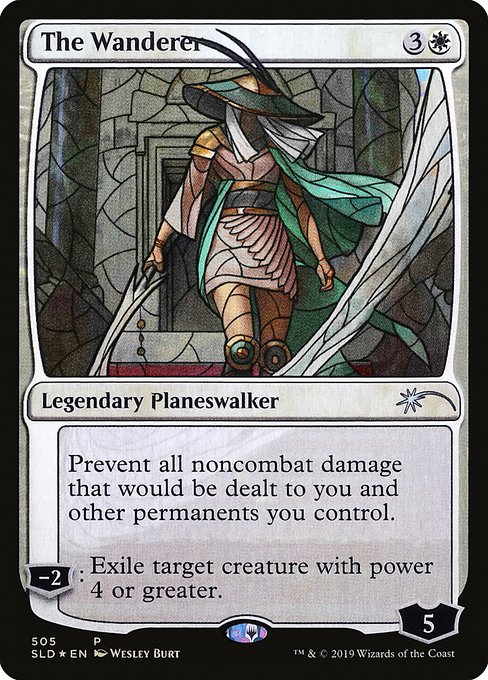 (英)【Foil】放浪者 / The Wanderer【SLD】Stained-Glass Planeswalkers No.505