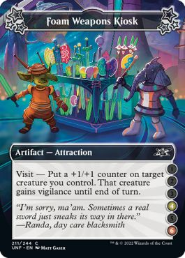 (英)【Foil】Foam Weapons Kiosk【UNF】(●●●４●６) No.211C