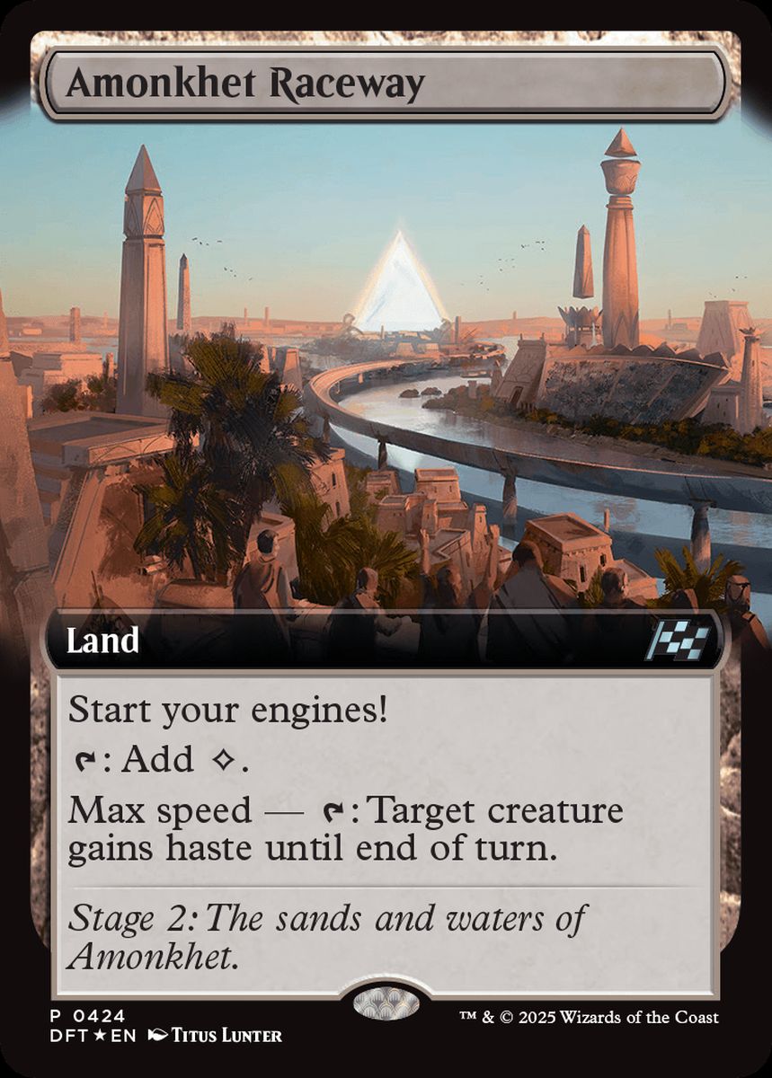 (英)【Foil】アモンケット・サーキット / Amonkhet Raceway【DFT】Finish Line バンドルプロモ No.424