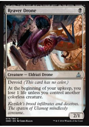 (英)【Foil】搾取ドローン / Reaver Drone【OGW】 No.076