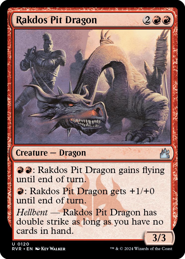 (英)ラクドスの地獄ドラゴン / Rakdos Pit Dragon【RVR】 No.120
