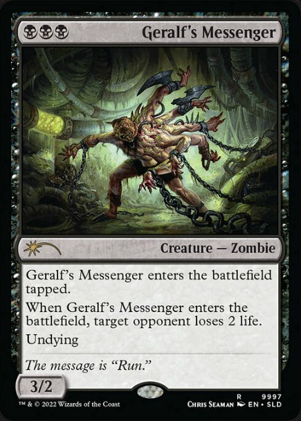(英)ゲラルフの伝書使 / Geralf's Messenger【SLD】 Finally! Left-Handed Magic Cards No.9997