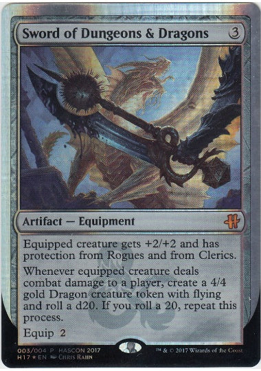 (英)【Foil】Sword of Dungeons & Dragons【PRM】HASCON2017プロモ No.173