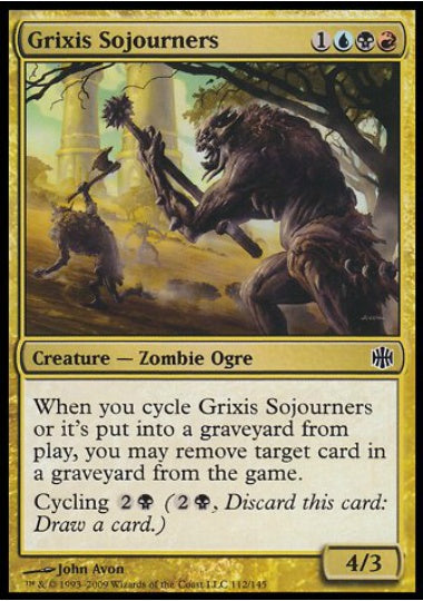 (英)【Foil】グリクシスの滞留者 / Grixis Sojourners【ARB】 No.112