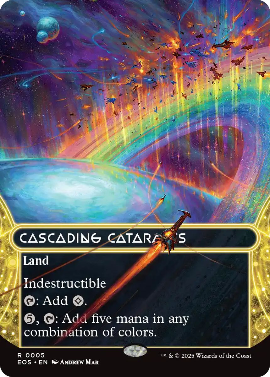 (英)【Foil】大瀑布 / Cascading Cataracts ★ボーダーレス★(「星景」) 【EOS】 No.005