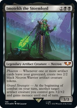 (英)【Foil】嵐の王、イモーテク / Imotekh the Stormlord【40K】 No.169