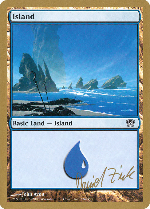 (英)島 / Island【WC03】 World Championship Decks 2003 Daniel Zink 金枠 No.110