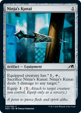 (英)【Foil】忍者の苦無 / Ninja's Kunai【NEO】 No.252