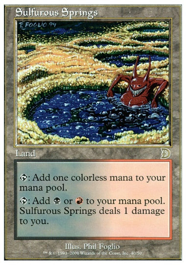 (英)硫黄泉 / Sulfurous Springs【DM】 No.040